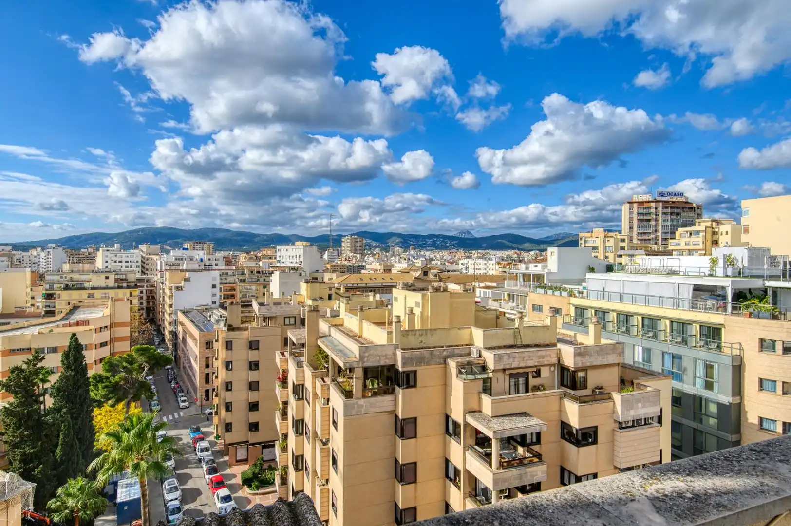 Vista exterior de Àtic en venda en  Palma de Mallorca amb Aire condicionat, Terrassa i Moblat