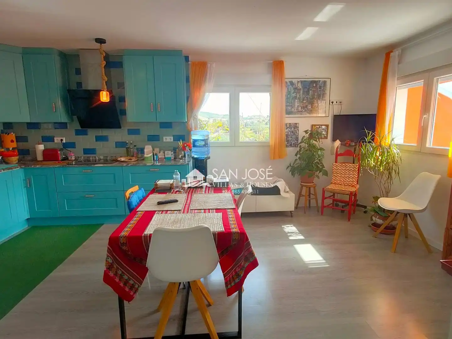 Cocina de Casa o chalet en venta en Aspe con Jardín privado, Trastero y Amueblado