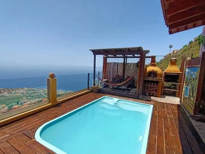 Terraza de Casa o chalet en venta en El Sauzal con Jardín privado, Terraza y Piscina