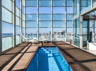Àtic amb piscina de lloguer a Sant Martí