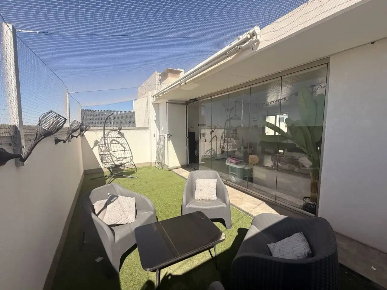 Terraza de Ático en venta en Elche / Elx con Aire acondicionado, Parquet y Terraza