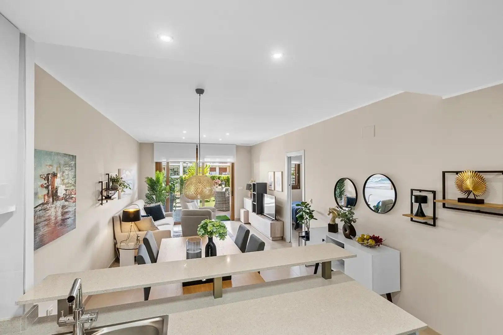 Sala de estar de Piso en venta en Orihuela con Aire acondicionado, Calefacción y Jardín privado
