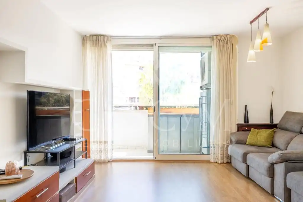 Sala de estar de Piso en venta en Sant Joan Despí con Parquet, Terraza y Balcón