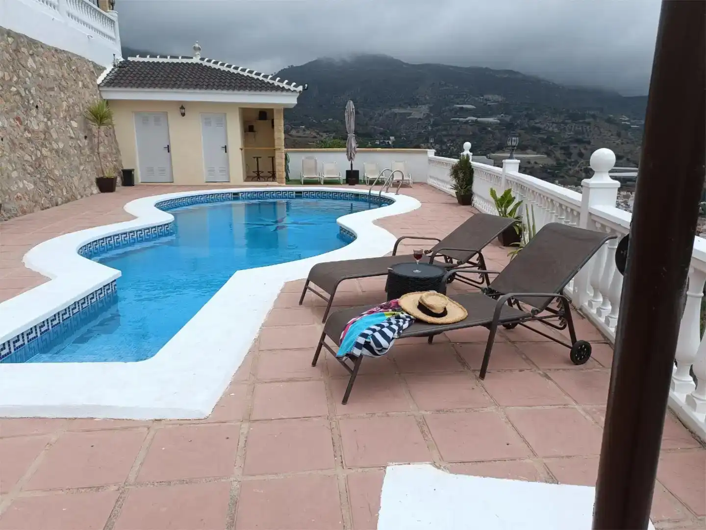 Swimming pool of Houses for sale in Ítrabo  with Air Conditioner, Private garden and Swimming Pool