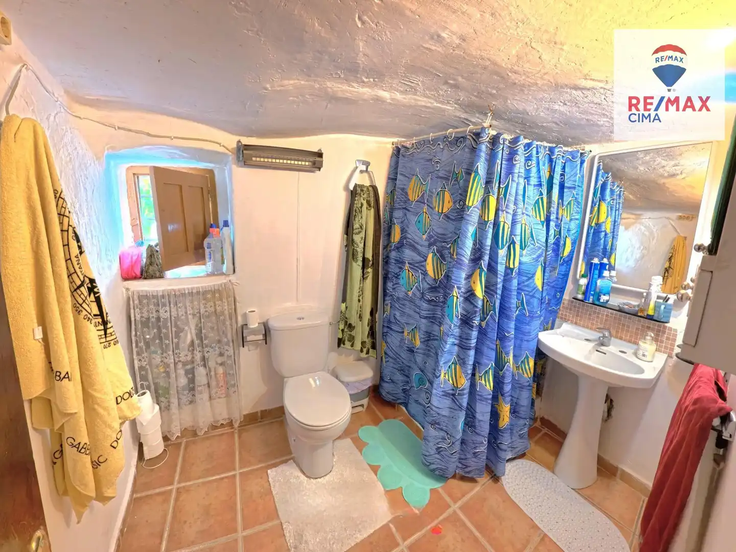 Bathroom of Country homes for sale in Galera  with Private garden, Terrace and Furnished