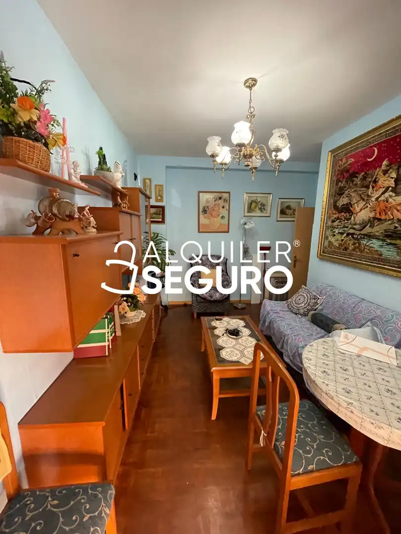 Living room of Flat for rent in Madrid  with Terrace and Furnished