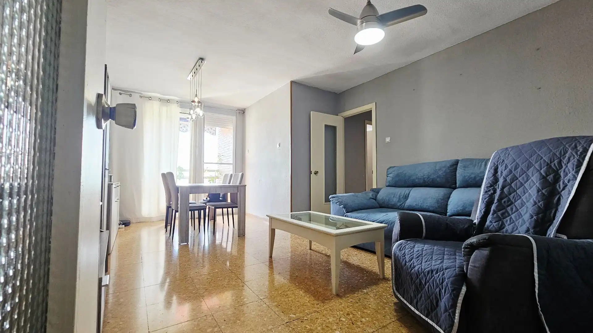 Sala de estar de Piso en venta en Valencia con Aire acondicionado y Terraza