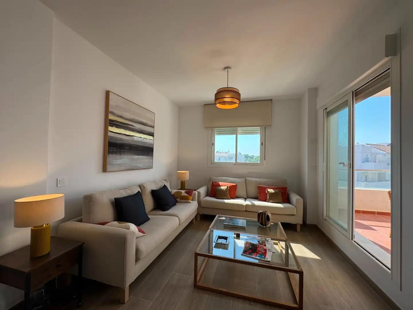 Sala de estar de Piso en venta en Chipiona con Aire acondicionado, Terraza y Trastero