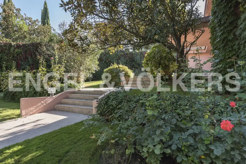 Garden of Houses for rent in Pozuelo de Alarcón  with Air Conditioner, Heating and Private garden