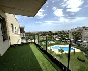 Exterior view of Flat for sale in Paterna  with Air Conditioner, Terrace and Balcony