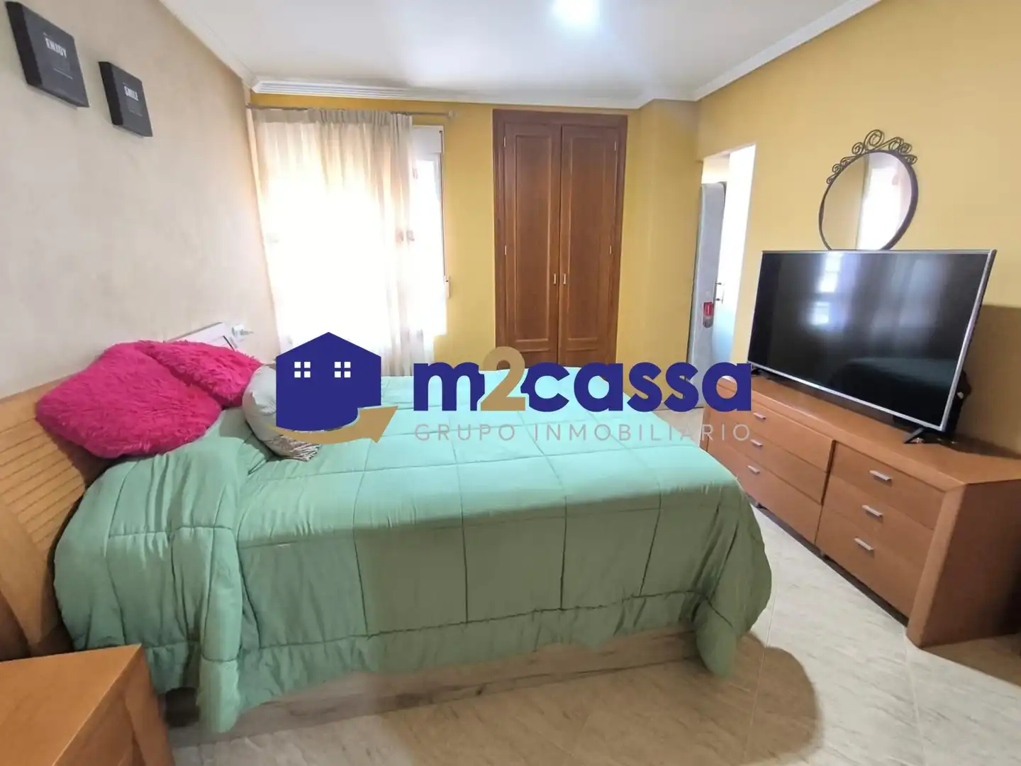 Bedroom of Flat for sale in Lorca  with Air Conditioner and Storage room