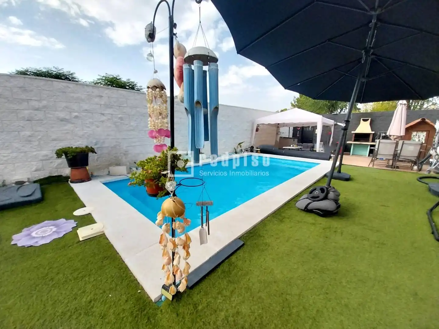 Piscina de Casa o chalet en venta en Rivas-Vaciamadrid con Aire acondicionado, Calefacción y Jardín privado