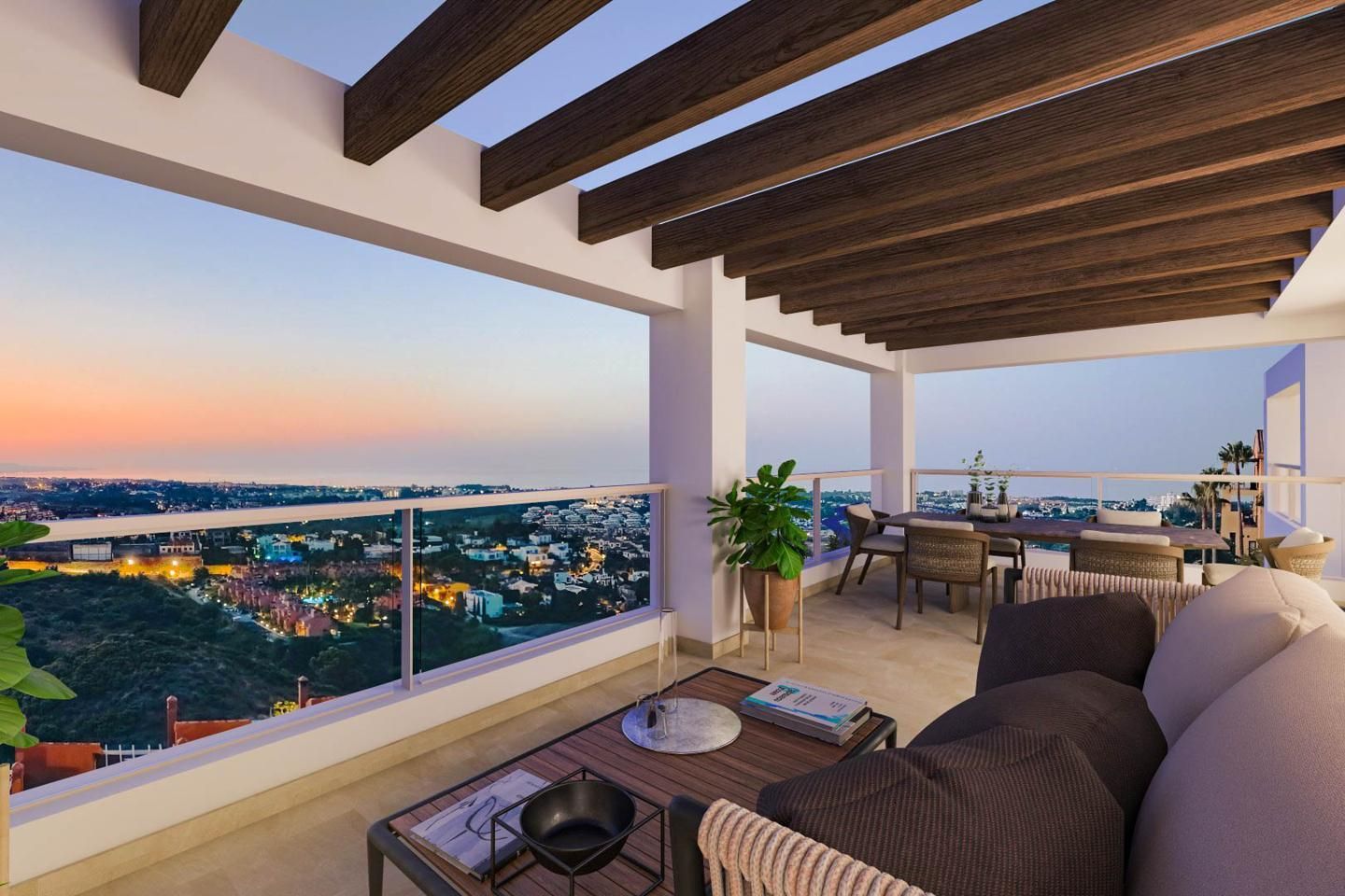 Terrassa de Àtic en venda en Benahavís amb Aire condicionat, Calefacció i Jardí privat