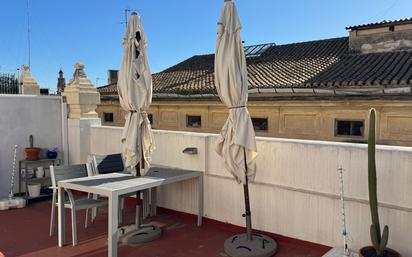 Terrace of Flat to rent in  Valencia Capital  with Air Conditioner, Heating and Terrace