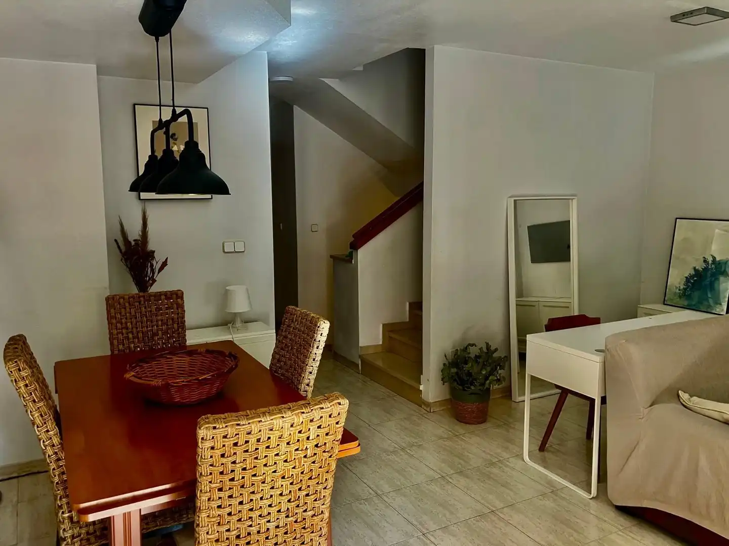 Dining room of Duplexes for rent in Murcia  with Air Conditioner, Private garden and Terrace