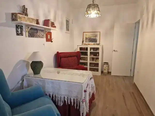Wohnzimmer von Erdgeschoss zur Miete in Isla Cristina mit Klimaanlage, Abstellraum und Möbliert