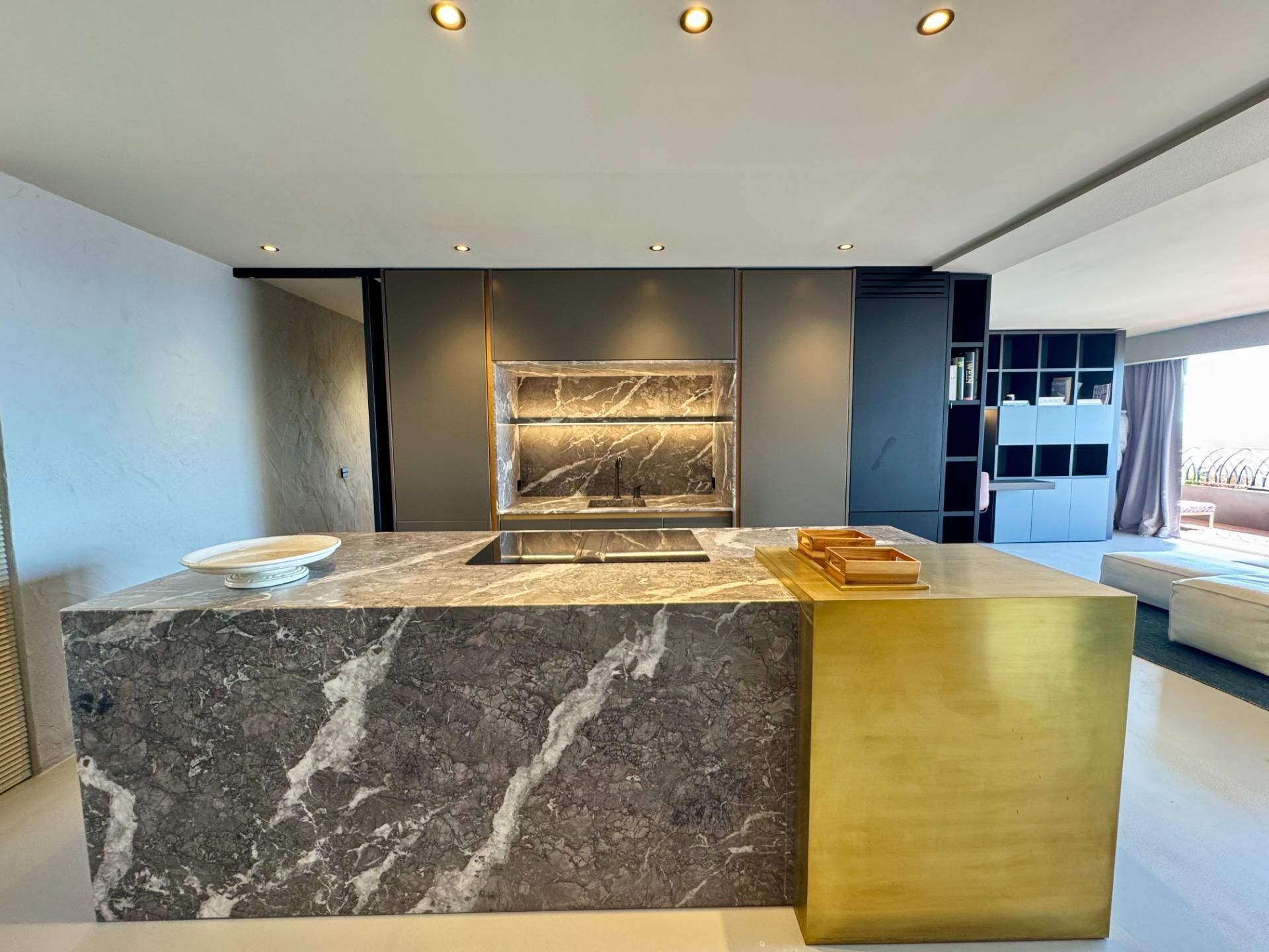 Cocina de Piso en venta en  Palma de Mallorca con Aire acondicionado, Terraza y Amueblado