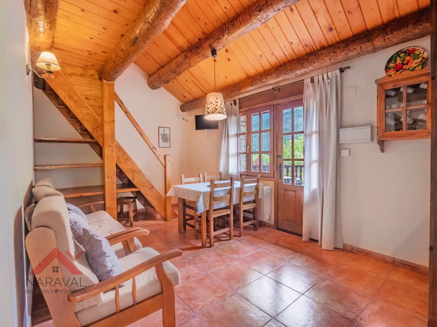 Comedor de Casa o chalet en venta en Fiscal con Aire acondicionado, Calefacción y Jardín privado