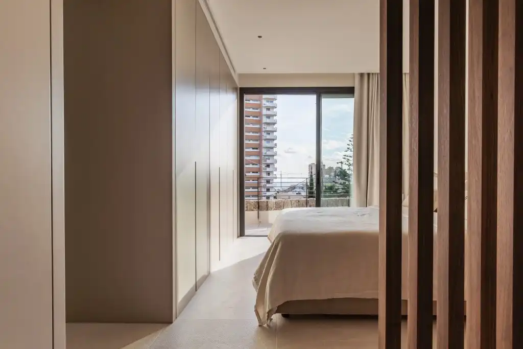 Dormitori de Apartament en venda en  Palma de Mallorca amb Aire condicionat, Calefacció i Jardí privat