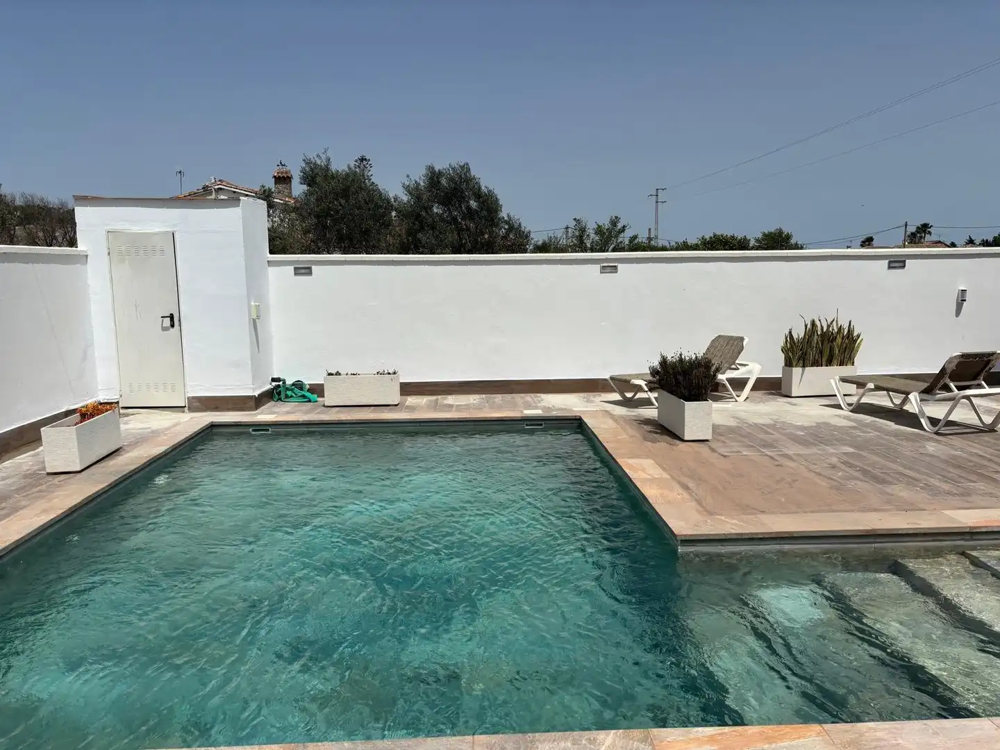 Piscina de Casa o chalet en venta en Chiclana de la Frontera con Aire acondicionado, Calefacción y Jardín privado