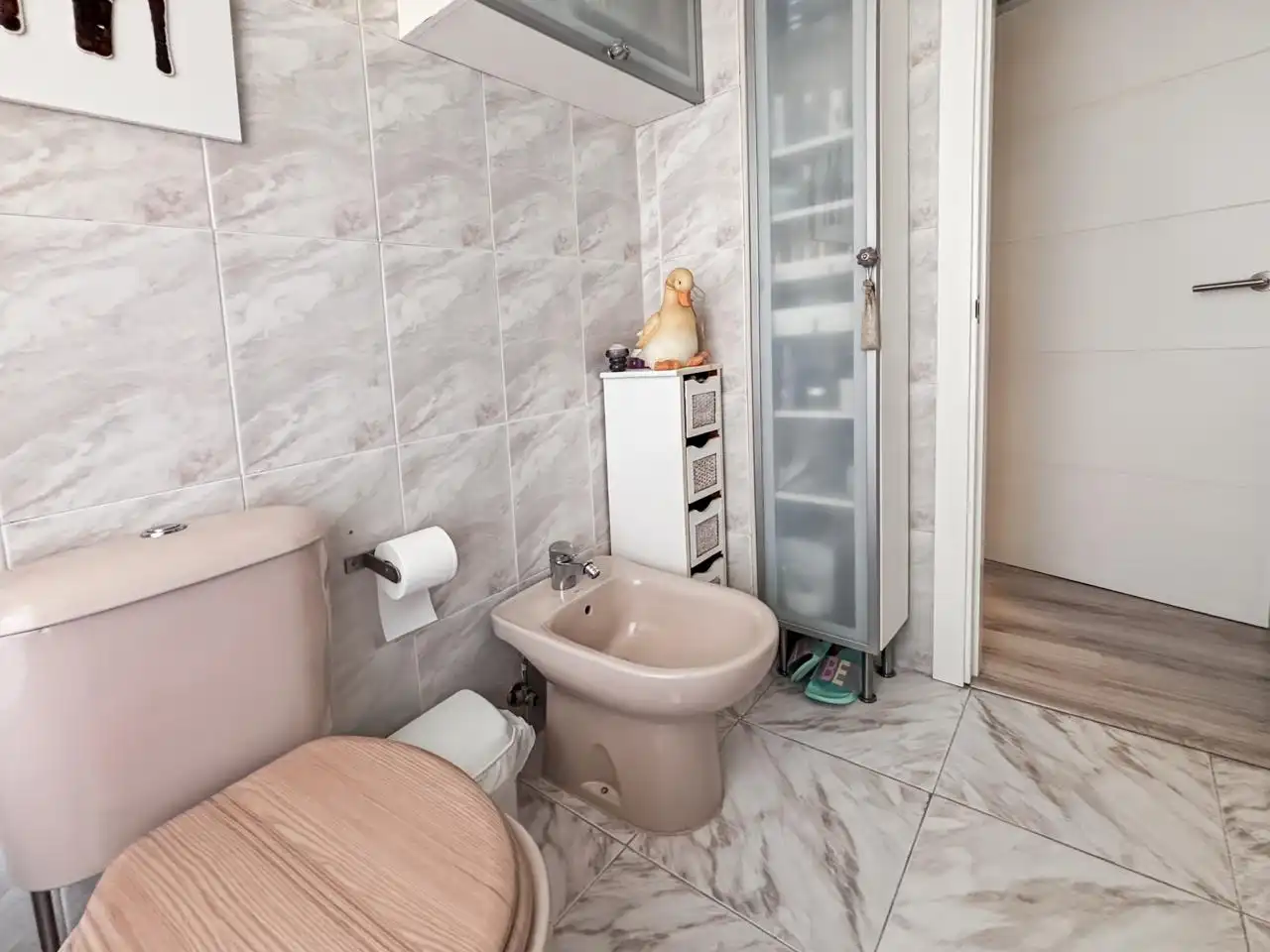 Badezimmer von Wohnung zum Verkauf in El Escorial mit Heizung, Terrasse und Abstellraum