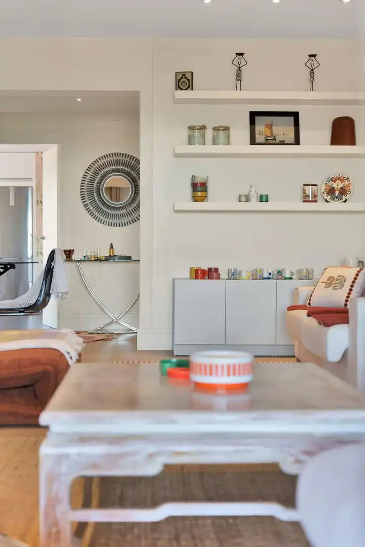 Wohnzimmer von Dachboden zur Miete in Marbella mit Klimaanlage, Terrasse und Schwimmbad