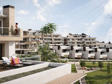 Mini appartamento di nuova costruzione con piscina in vendita a Poligono Sector 14C 915