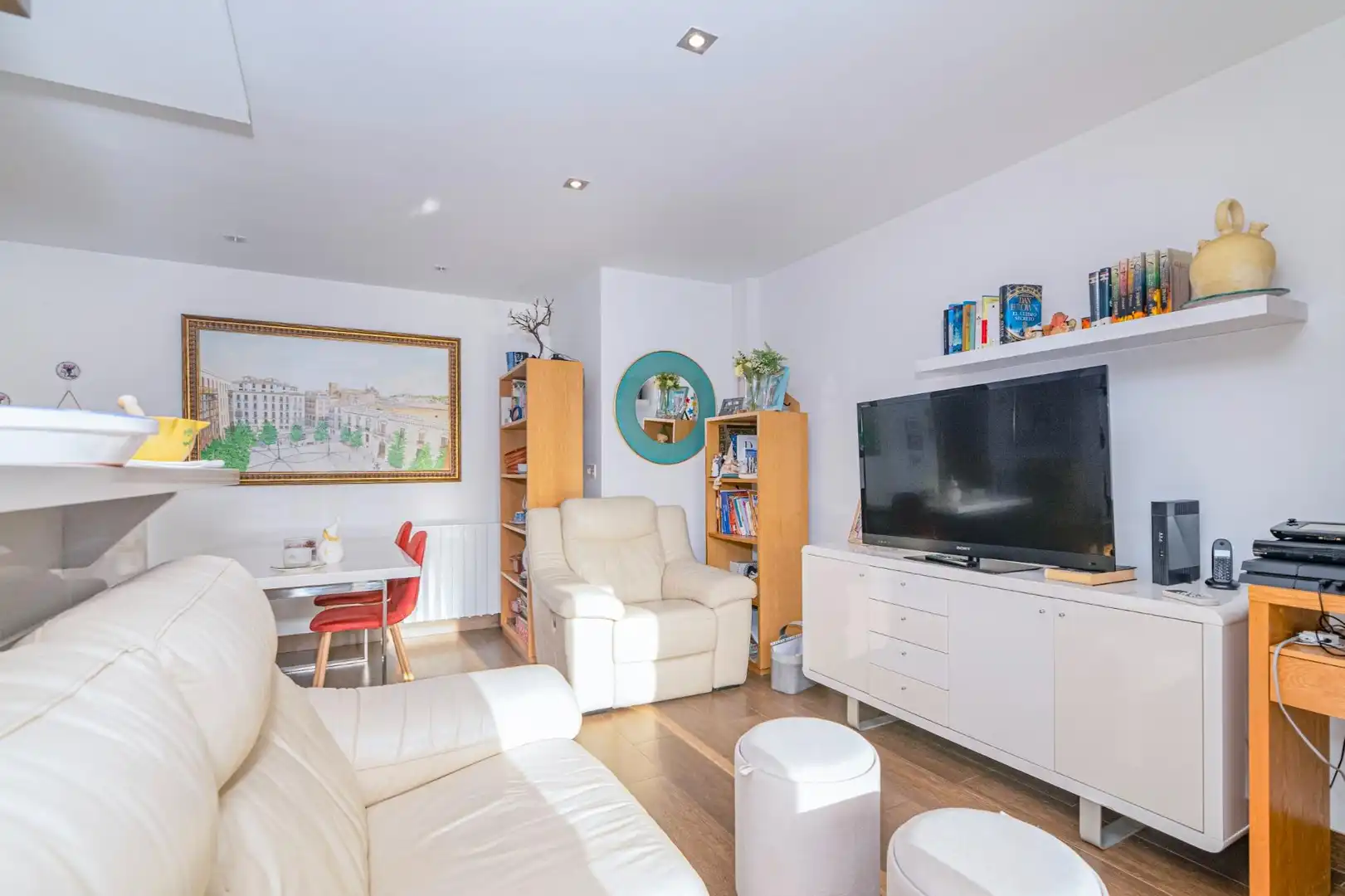 Sala de estar de Piso en venta en Granada con Aire acondicionado, Terraza y Amueblado