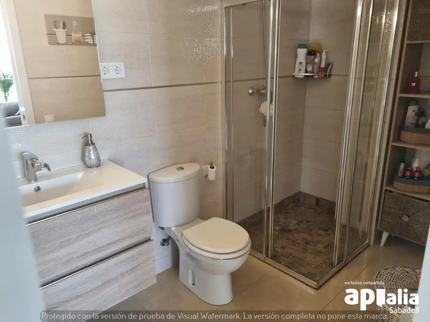 Bathroom of Attic for sale in Sabadell  with Heating, Terrace and Furnished