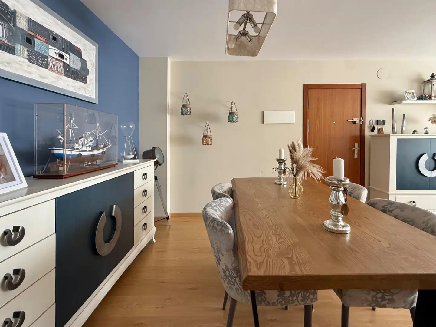 Dining room of Flat for sale in Tudela  with Air Conditioner, Heating and Parquet flooring