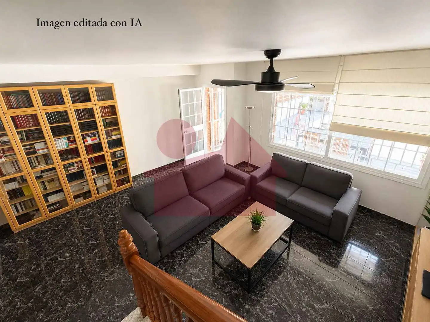 Sala d'estar de Casa adosada en venda en Mollet del Vallès amb Aire condicionat, Calefacció i Jardí privat