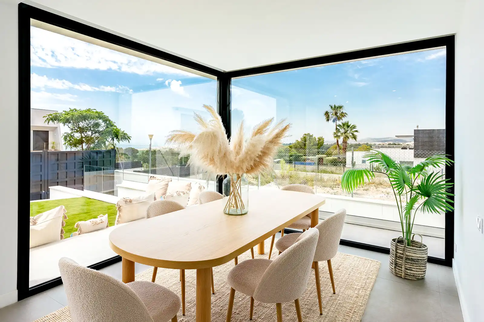 Dining room of Houses for sale in Sitges  with Air Conditioner, Heating and Private garden