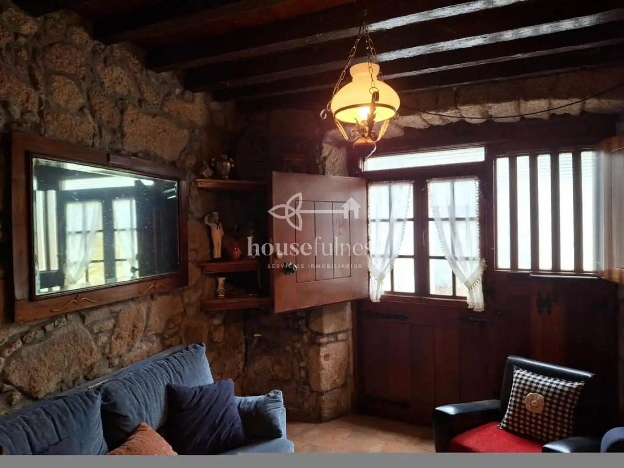Sala d'estar de Finca rústica en venda en Ferrol amb Jardí privat, Terrassa i Traster