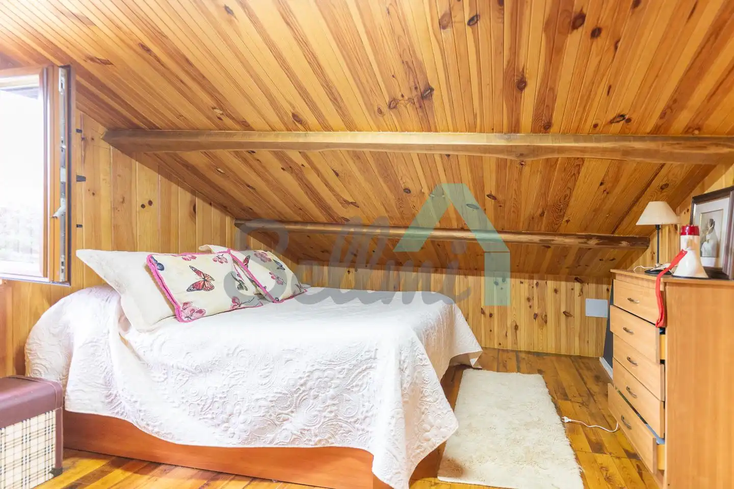 Bedroom of Houses for sale in Valdés - Luarca  with Private garden, Parquet flooring and Terrace