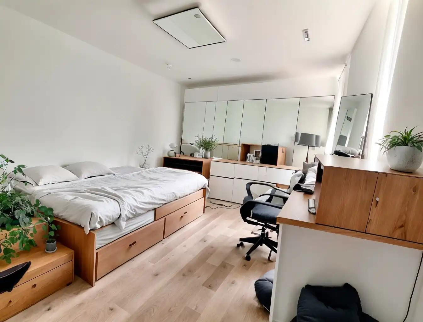 Schlafzimmer von Wohnung zum Verkauf in Madrid mit Klimaanlage, Heizung und Terrasse