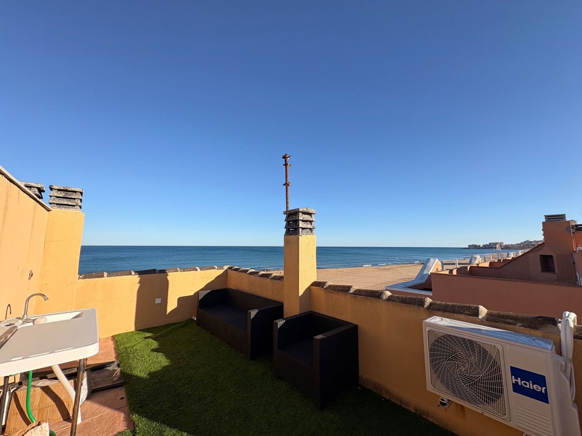 Terrasse von Wohnung zur Miete in Torrevieja mit Klimaanlage, Heizung und Möbliert