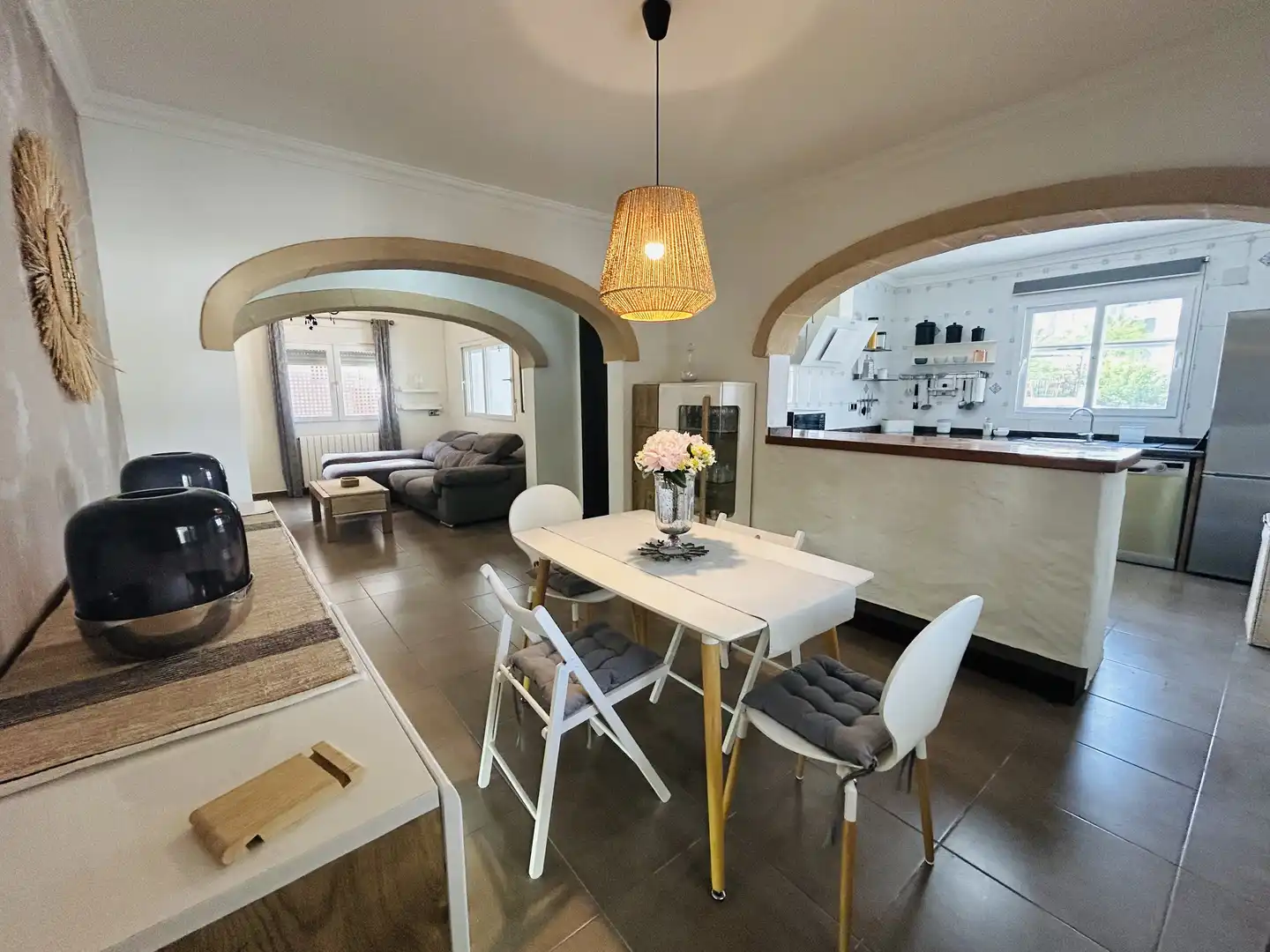 Comedor de Casa o chalet de alquiler en Jávea / Xàbia con Aire acondicionado, Calefacción y Jardín privado