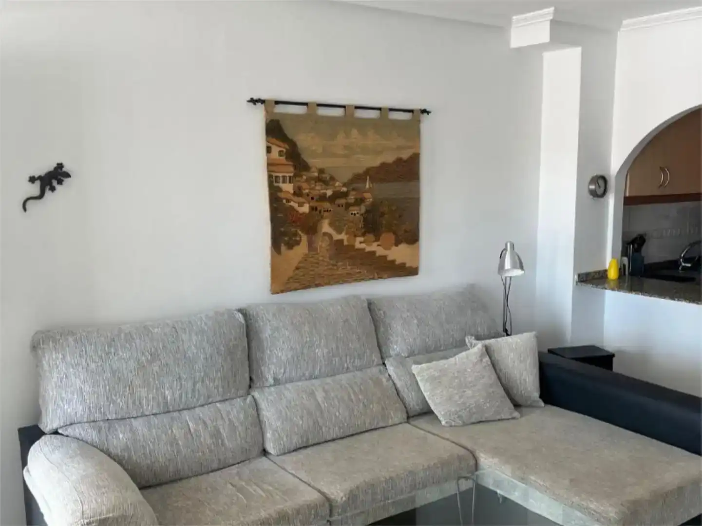 Sala de estar de Dúplex en venta en Los Alcázares con Aire acondicionado, Jardín privado y Piscina