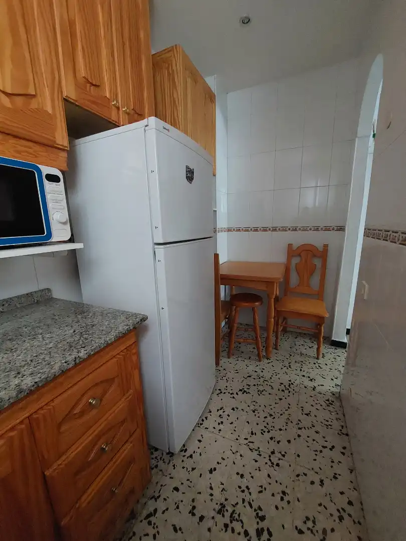 Kitchen of Apartments for rent in Las Palmas de Gran Canaria  with Furnished, Washing machine and Microwave