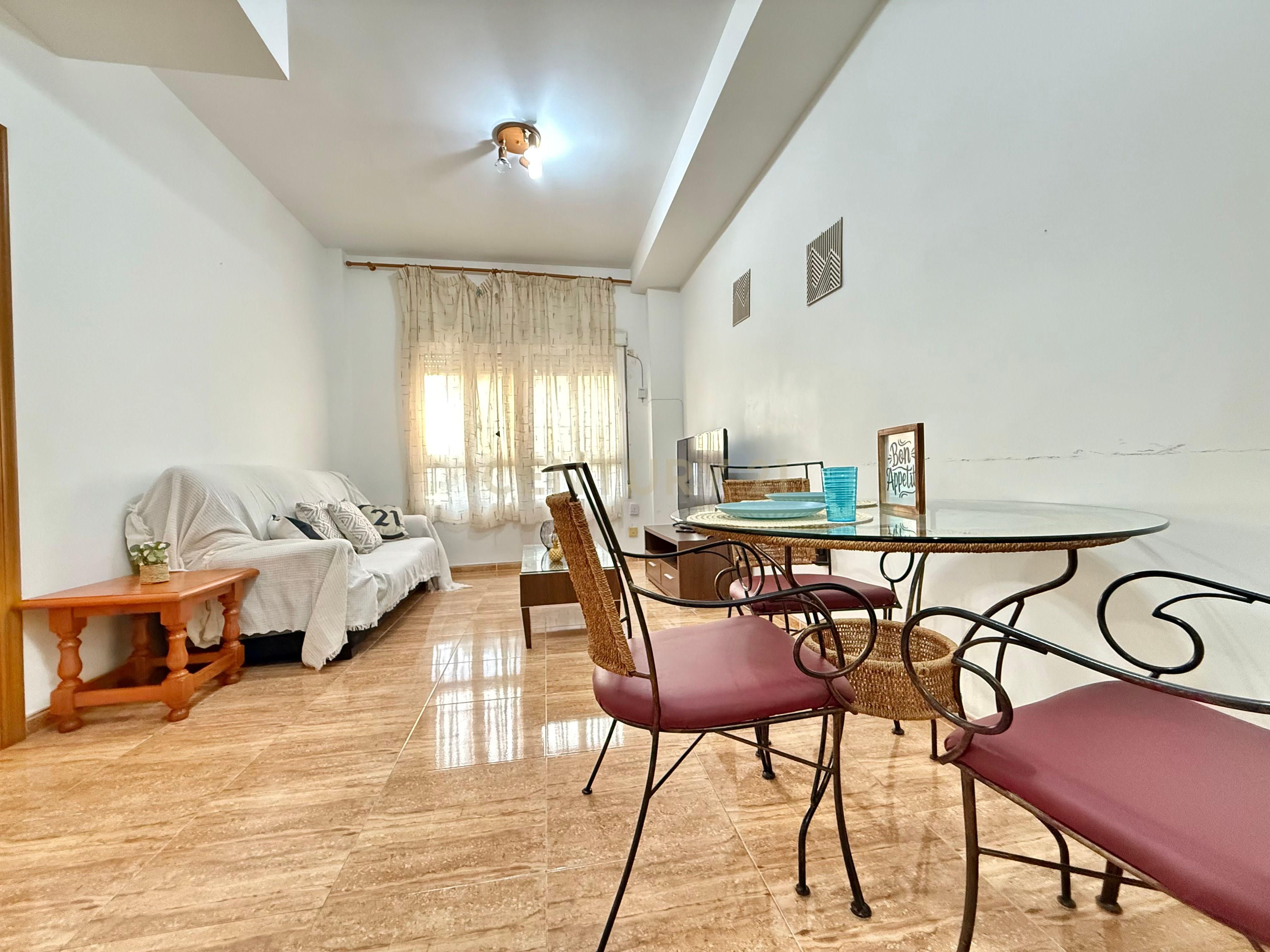 Living room of Flat for sale in Roquetas de Mar  with Storage room