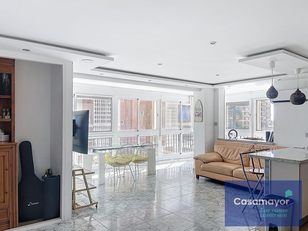 Living room of Flat for sale in Alicante / Alacant  with Air Conditioner, Heating and Private garden