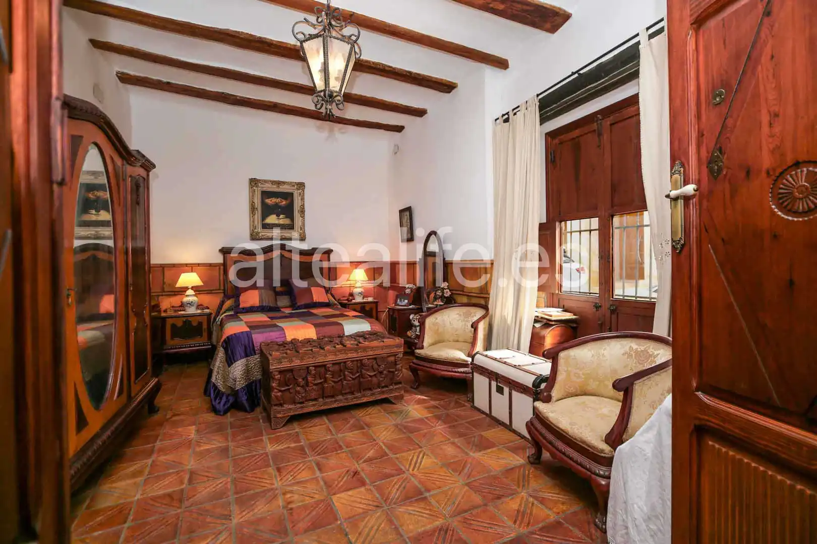 Wohnzimmer von Einfamilien-Reihenhaus zum Verkauf in Gandia mit Privatgarten, Terrasse und Abstellraum
