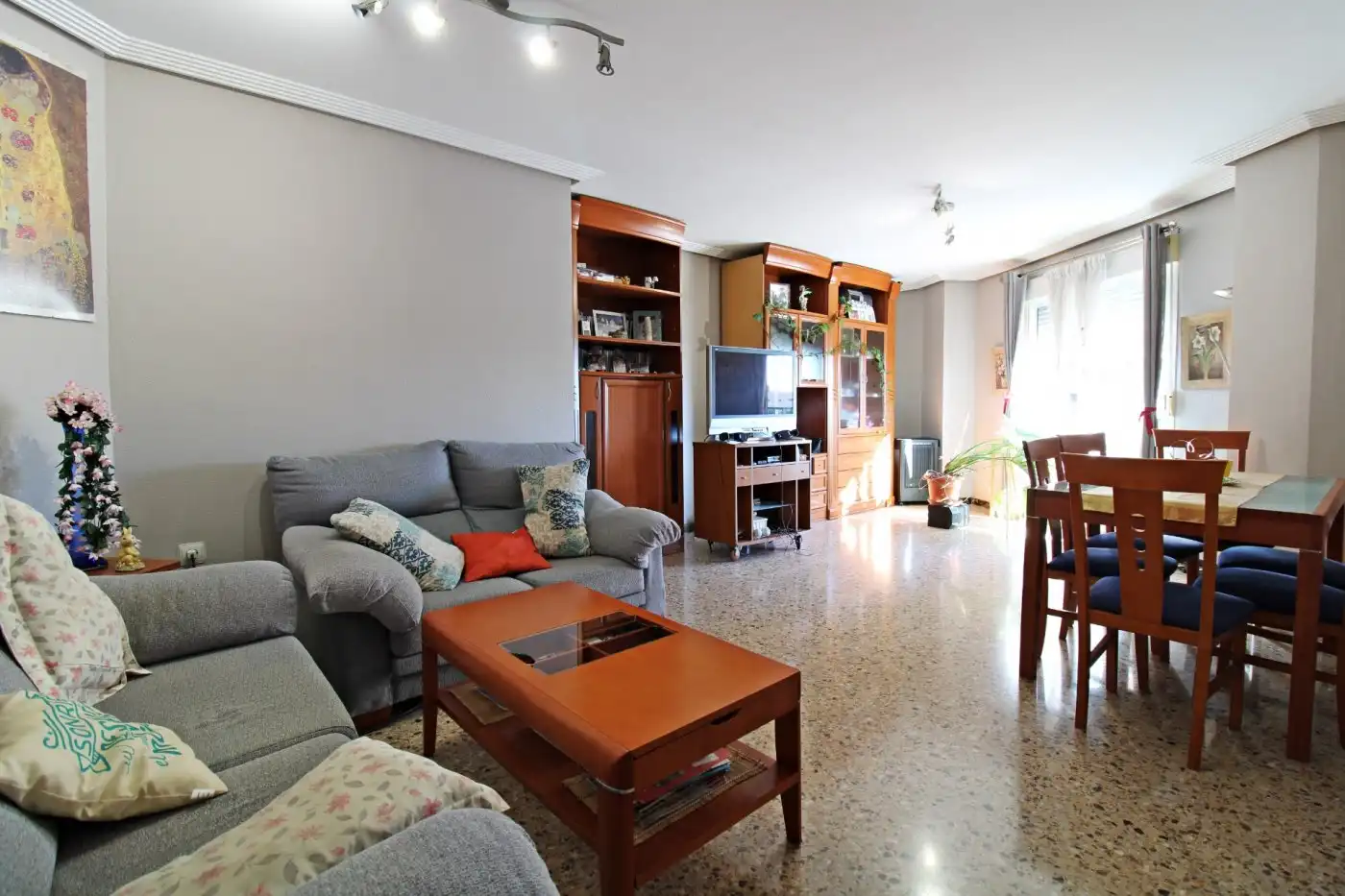 Sala d'estar de Pis en venda en Elche / Elx amb Aire condicionat i Calefacció