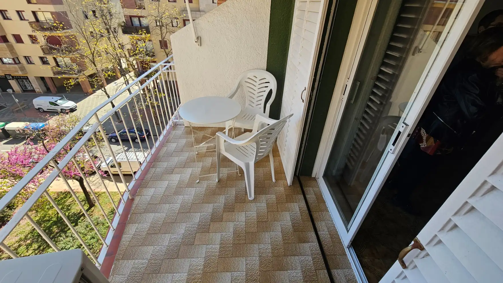 Terrasse von Wohnung zum Verkauf in Sabadell mit Klimaanlage, Heizung und Balkon