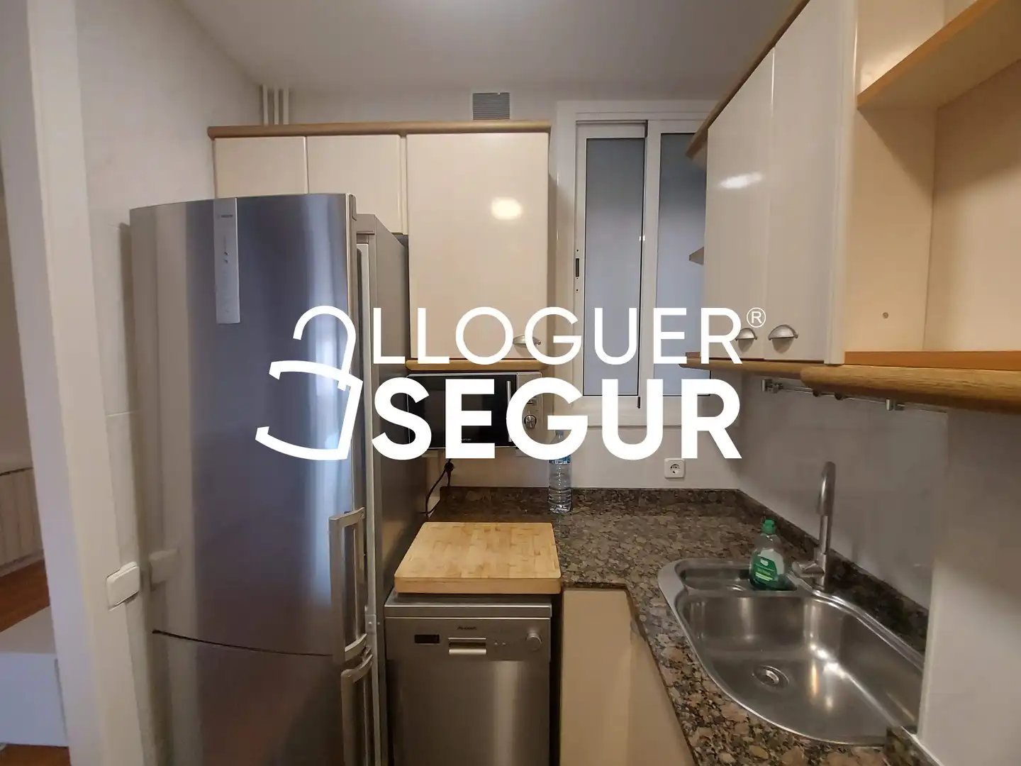 Kitchen of Flat for rent in Barcelona  with Air Conditioner, Heating and Furnished