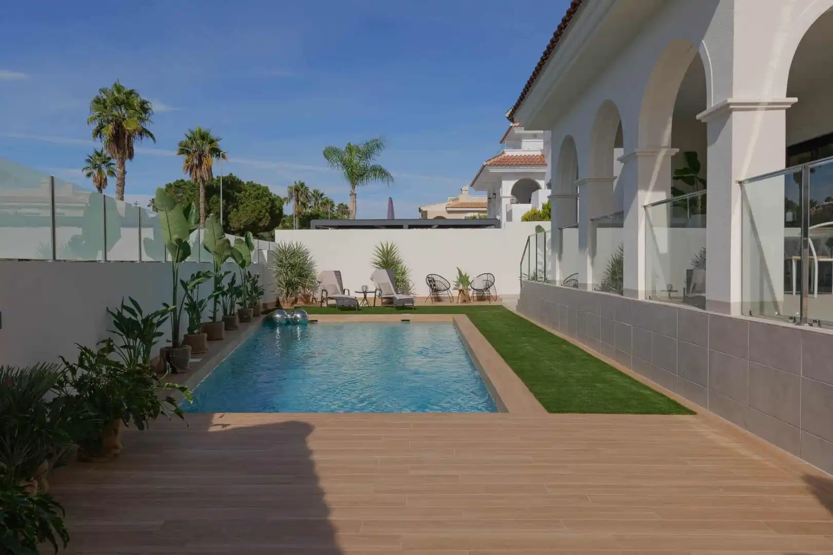 Piscina de Casa o chalet en venta en Rojales con Jardín privado, Terraza y Piscina