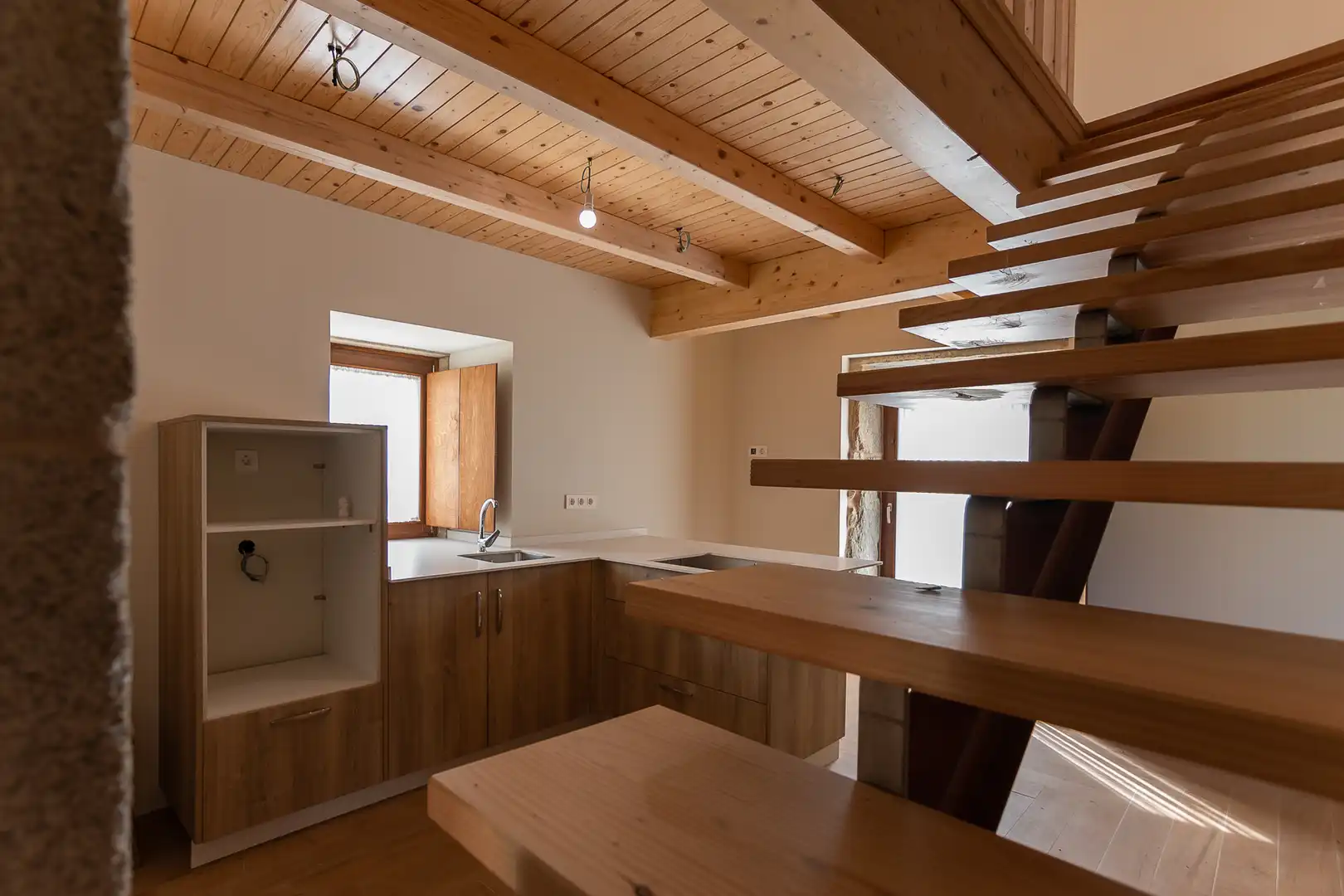 Cocina de Finca rústica en venta en Melide