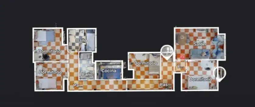 Cocina de Piso en venta en Granada con Terraza y Amueblado