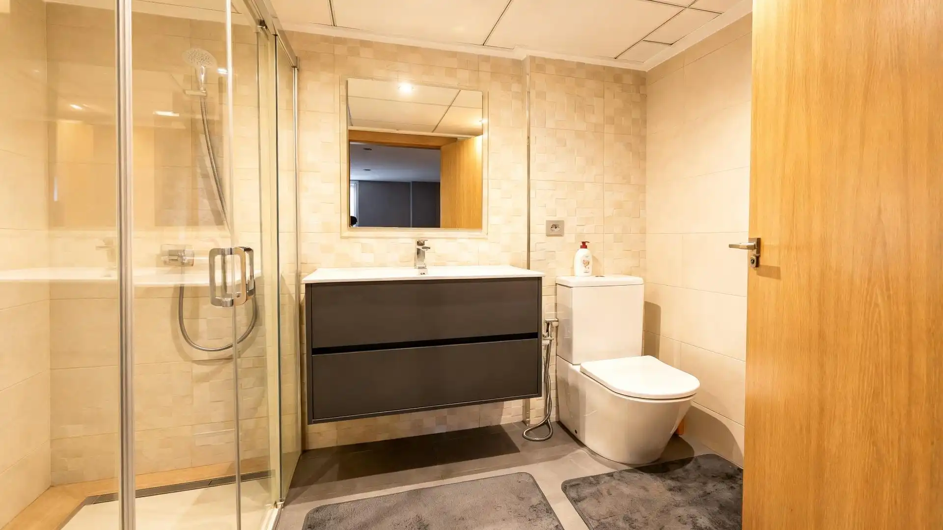 Baño de Casa adosada en venta en Alicante / Alacant con Aire acondicionado, Jardín privado y Terraza