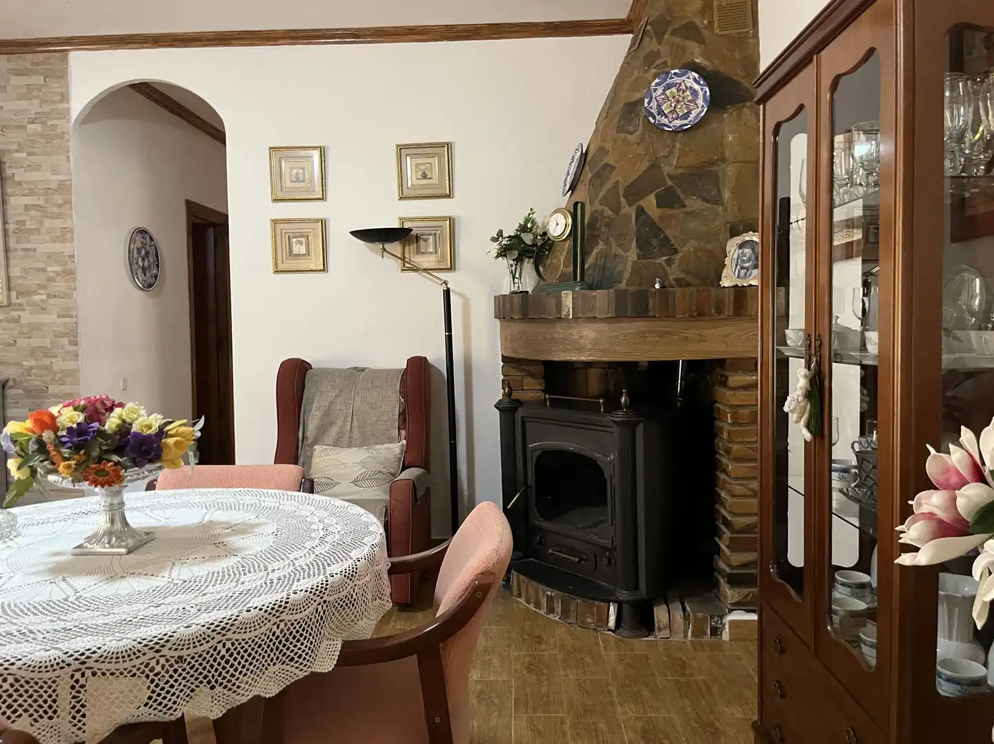 Dining room of Houses for sale in Agullent  with Air Conditioner, Heating and Private garden
